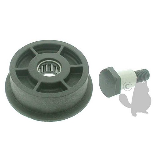 [753-0518] Kit Poulie galet adaptable MTD pour tondeuses autotractées. Remplace origine: 753-0518 diam : ext: 3, 6206249, 620-6249