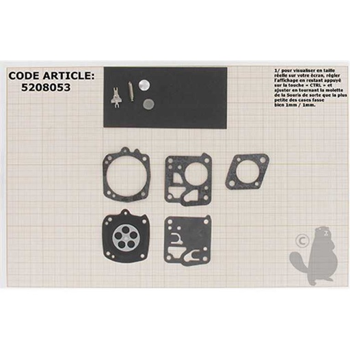 [520-8053] kit réparation membranes/joints, 5208053, 520-8053