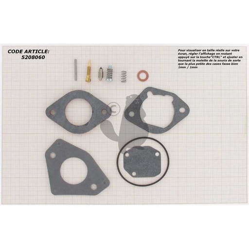 [520-8060] kit réparation membranes/joints, 5208060, 520-8060