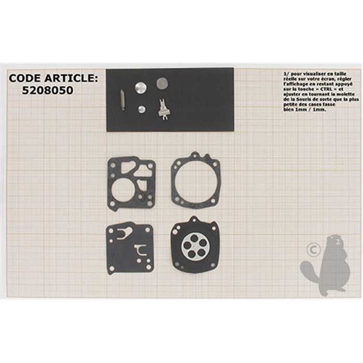 [520-8050] kit réparation membranes/joints, 5208050, 520-8050