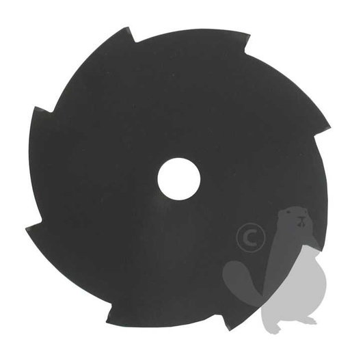 [120-2235] Lame plate 8 dents adaptable pour débroussailleuse - Coupe de 200mm alésage: 25 4mm épaisseur: 1 4, 1202235, 120-2235