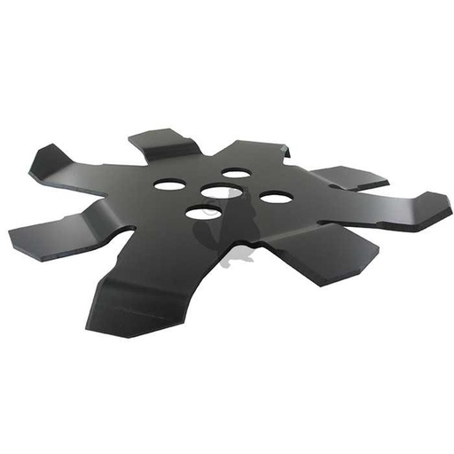 [120-0208] Lame 8 dents spéciale mulching pour débroussailleuse - Coupe de 250mm alésage: 25 4mm épaisseur: 3, 1200208, 120-0208