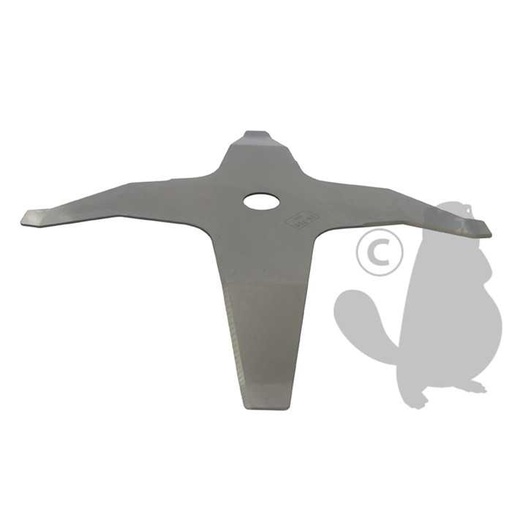 [SAA10747] Lame 4 dents adaptable pour robot JOHN DEERE Tango E5 SABO Mowit 500F. Remplace origine SAA10747 S, 1108481, 110-8481, SAA11061, SAU11842.