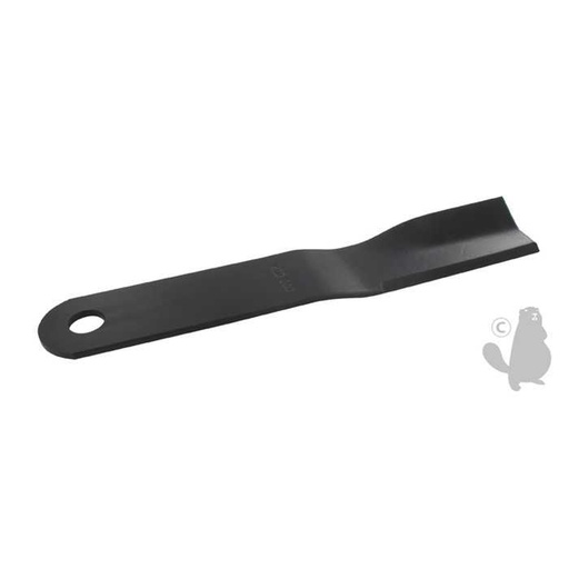 [742-0266] Lame adaptable pour tondeuse MTD - L: 297mm alésage central: 19mm. Remplace origine: 742-0266 742, 1106589, 942-0266, 110-6589, 742-0484