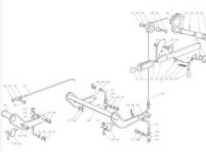 [125840003/2] Barre de plateau de coupe CastelGarden type HYDRO 92, 125840003/2, 1258400032