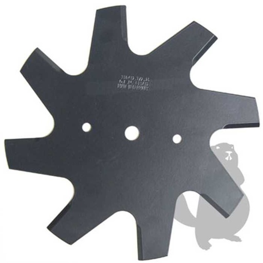 [110-4168] Couteau pour dresse-bordures modèle 8 dents - diam : 230mm épaisseur: 2 25mm alésage: 12 70mm, 1104168, 110-4168