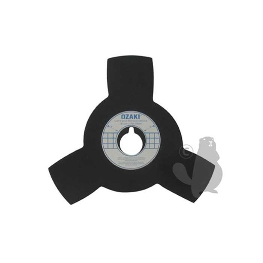 [120-2225] Lame 3 dents pleine adaptable pour débroussailleuse - Coupe de 200mm alésage: 25 4mm épaisseur: 1 , 1202225, 120-2225