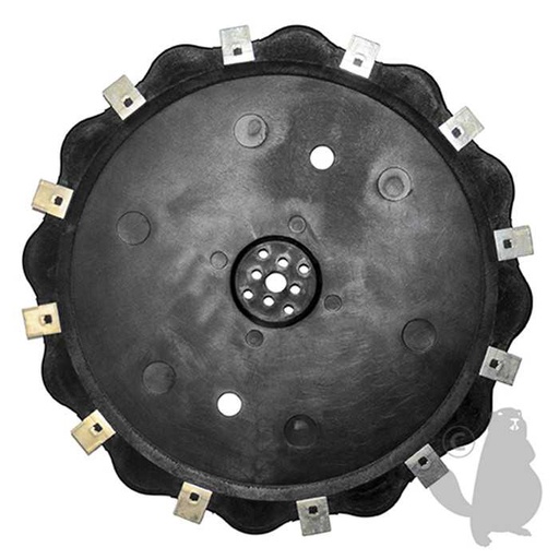 [075Z15000B] Lame 12 dents pour robots ALPINA et AMBROGIO. Remplace origine AMBROGIO 075Z15000B adaptable sur L3, 1108476, 110-8476