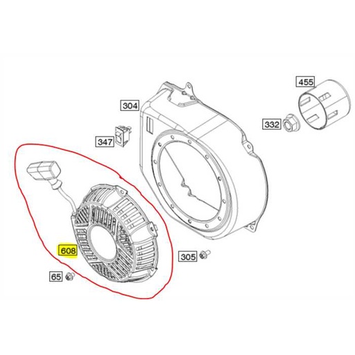 [BS-593368] Lanceur complet Briggs&amp;Stratton