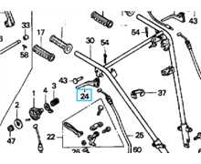 [54611-740-010] Levier de déclabotage hp500, 54611-740-010