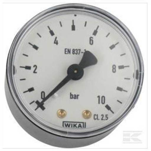 [MA5010B04PL] Manometre rac.ar.diam 50mm 0-10bar, MA5010B04PL