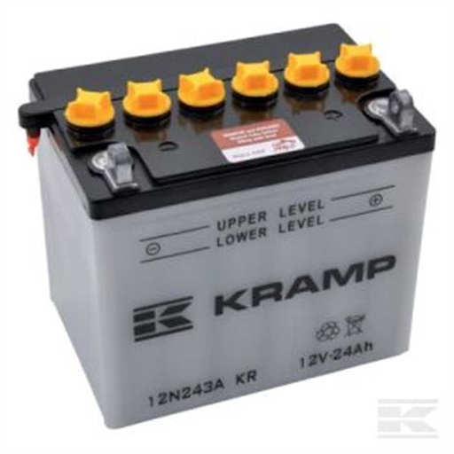 [12N243AKR] Batterie 12v 24 a  long 185  l 120   H170