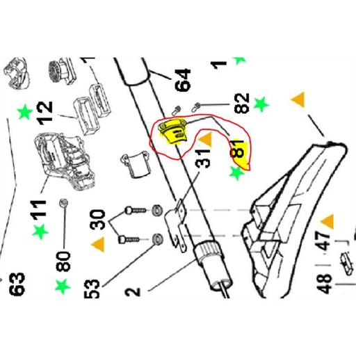 [AC-21606] Raccord de manchon d.30mm ACTIVE twin dumper system, 21606, AC21606