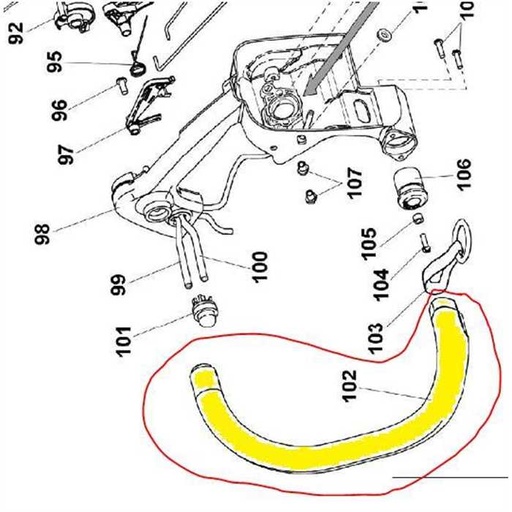 [AC-35835] Anse de poignée latérale ACTIVE 39.39, 35835, AC35835, 8033941015446