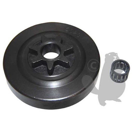 [170-9505] Pignon étoile 3/8 lp - 7 dents adaptable pour tronçonneuse DOLMAR modèles 109 110 111 115 PS43 , 1709505, 170-9505