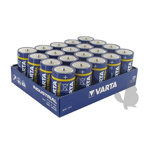 [210-9909] NET PACK ATELIER DE 20 PILES VARTA INDUSTRIAL TYPE C, 2109909, 210-9909