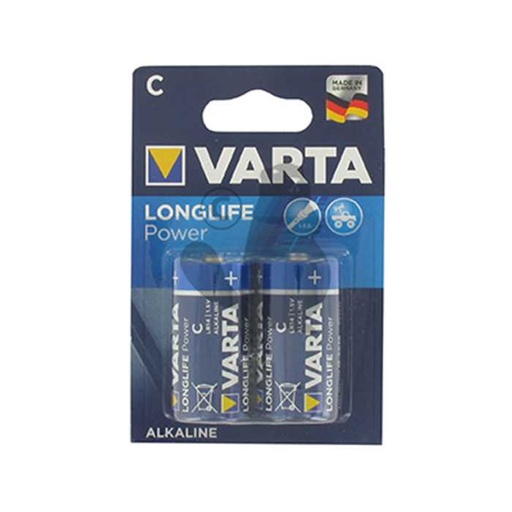 [210-9924] Lot de 2 piles alcalines 1 5V VARTA - Type C LR14 , 2109924, 210-9924