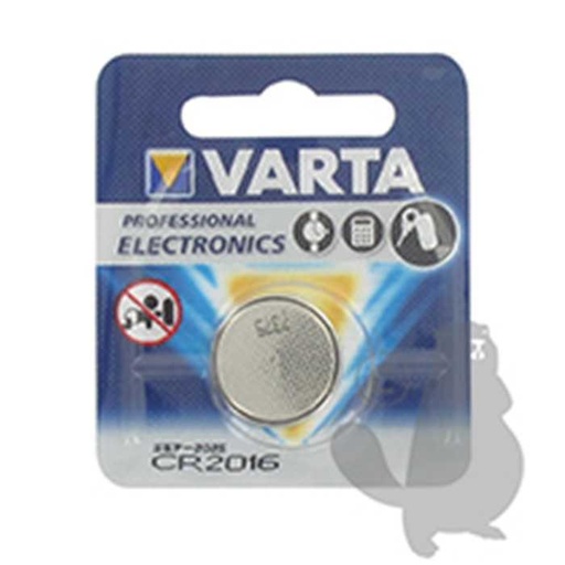 [210-9910] Blister pile bouton VARTA 3V lithium CR2016., 2109910, 210-9910