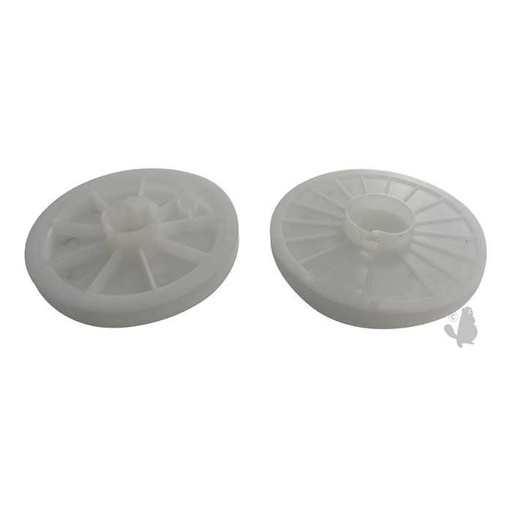 [281336] Poulie de lanceur adaptable pour BRIGGS et STRATTON SPRINT / CLASSIC - diam : 123mm. Remplace origi, 5105798, 510-5798
