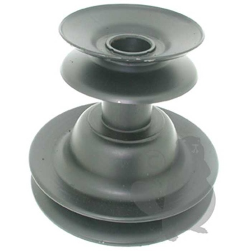 [756-0488] Poulie double sortie Moteur adaptable pour MTD. Remplace origine: 756-0488 756-0982 753-0635.diam, 6206236, 756-0982, 753-0635, 620-6236
