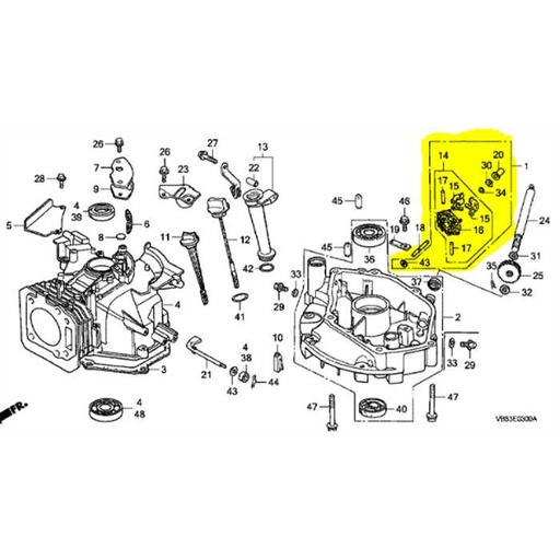 [06165-ZE6-010] Régulateur complet GXV120-GXV140-GXV160