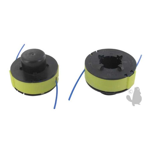 [160-6850] Bobineau fil nylon pour BetQ. Adaptable sur coupe-bordures FPGT250-2 de 2013. Sorties deux fils de d, 1606850, 160-6850