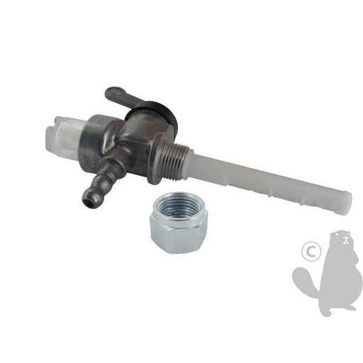[102-21-319-010] Robinet à essence métallique adaptable avec Filtre pour JLO - Filetage: M12 x 100 Gauche. Remplace o, 4205179, 420-5179