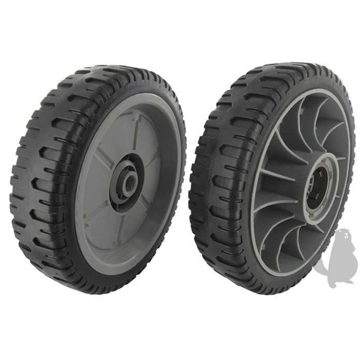 [42810-VJ9-000] Roue arrière pour adaptable pour HRU214 HRU215 et HRU216 - diam : ext: 200mm alésage:15mm. Remplac, 7109529, 710-9529