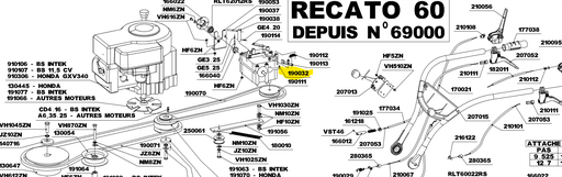 [190032] Boite de vitesses recato 60, 190032, RL4501020003