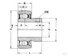 [AY17NPPB] Roulement scarificateur ay17