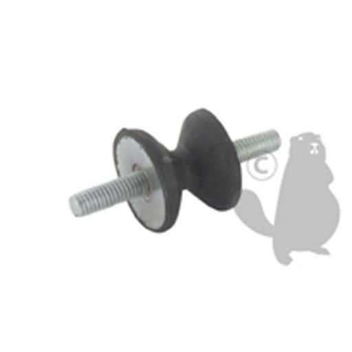 [690-1945] Silent bloc universel modèle Diabolo - diam : 24mm L: 20mm Filet: M6 Longueur filet: 10mm, 690-1945