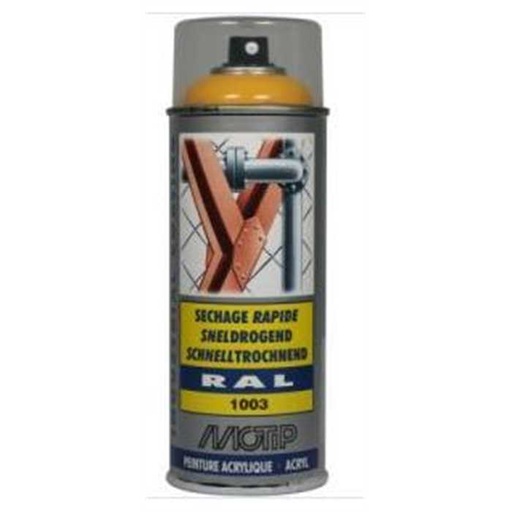 [SPRAY RAL1003] Spray acrylique jaune signalisation, 07069, RAL1003