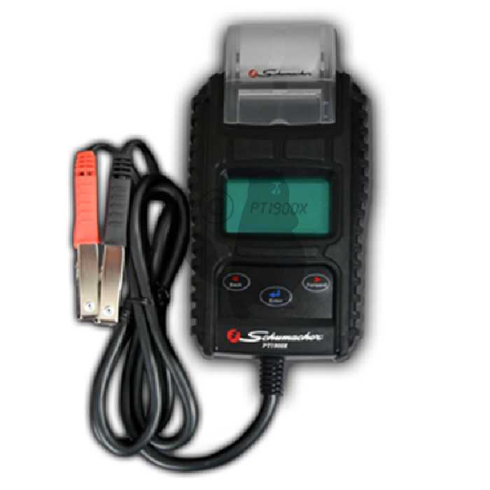 [920-1007] Testeur de batterie numérique SCHUMACHER® avec imprimante. Pour batteries 6 et 12V ou systèmes de ch