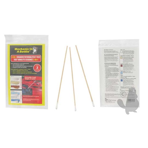 [810-1001] Pochette de trois tourillons testeurs pour carburant., 8101001, 810-1001