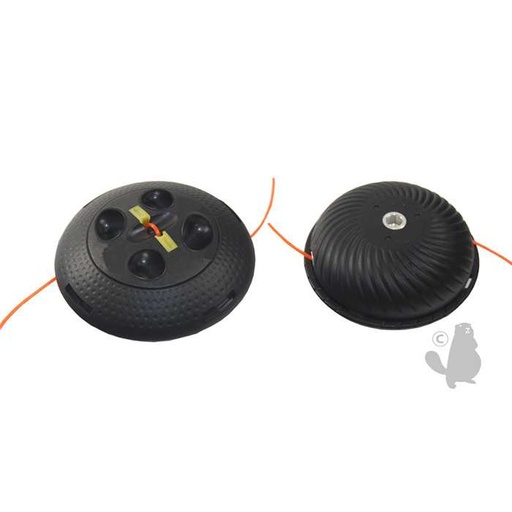 [160-8209] Tête universelle manuelle à chargement rapide CYCLOTRON II. Réserve 4 6m de fil diam 2 4 mm. Inclu, 1608209, 160-8209