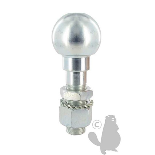 [680-7000] Boule dattelage universelle - L sous la boule: 125mm Vis diam : M22 x 1 5mm. Filetage: 55mm Boule, 6807000, 680-7000