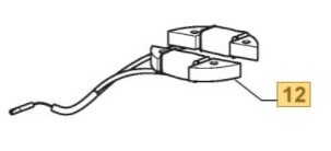 [118551441/0] Bobine de charge Castelgarden - Stiga tre07