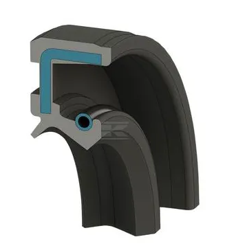 [50X62X7] Bourrage 50x62x7 gaine en caoutchouc avec lèvre antipoussière, 50627CCP001