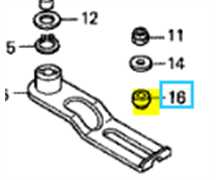 [91557-VH7-000] Buselure obturateur mulching HRX537, 91557-VH7-000