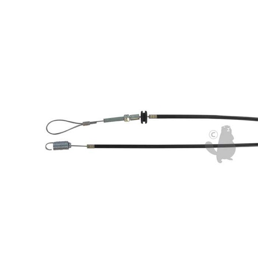 [81001101/0-] Cà¢ble dembrayage adaptable pour CASTELGARDEN avec ressort. Remplace origine: 81001101/0 - Longueur, 6306663, 630-6663