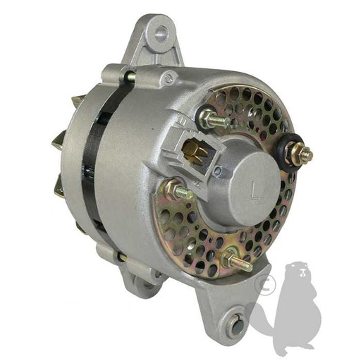 [230-9675] Alternateur adaptable KUBOTA 12V 40A type DENSO. Montage 3 points. Terminal B+ et connecteur 3 bro, 2309675, 230-9675