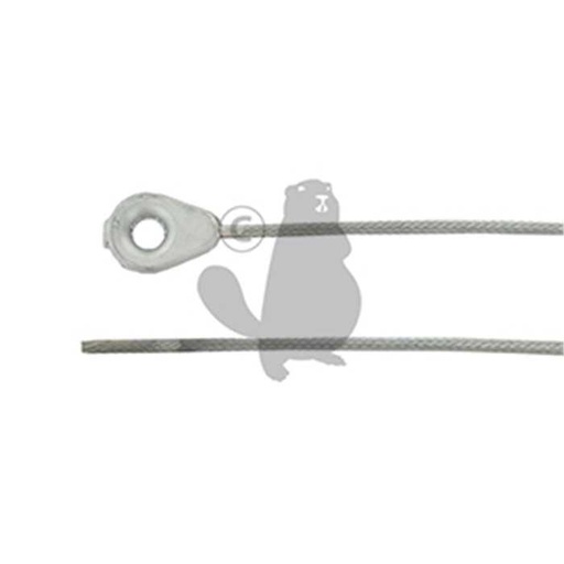 [630-8474] Cà¢ble souple universel avec oeillet de diam : 6 5mm - Longueur cà¢ble: 2000mm diam : 3 0mm., 6308474, 630-8474