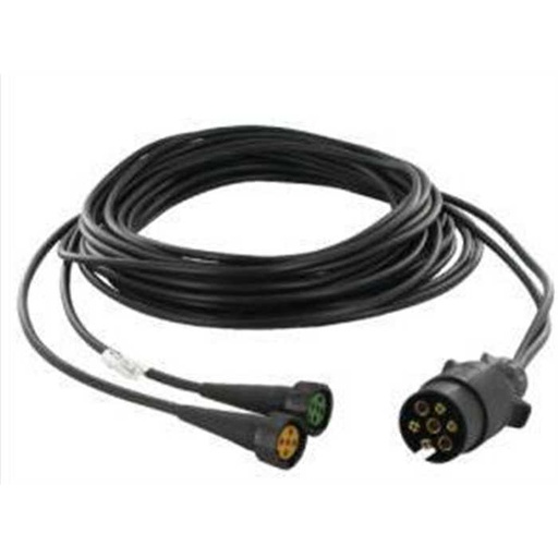 [LA940002] Cable 7m pour connecteur de baionnette ASPOCK multipoint 12V - 5 pins, 940002, LA940002