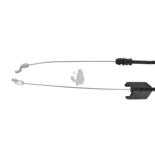 [746-04661A] Cà¢ble frein moteur adaptable MTD pour tondeuses poussées ainsi que YARD MAN YARD MACHINES HUSKEE., 6308449, 630-8449, 946-04661A.