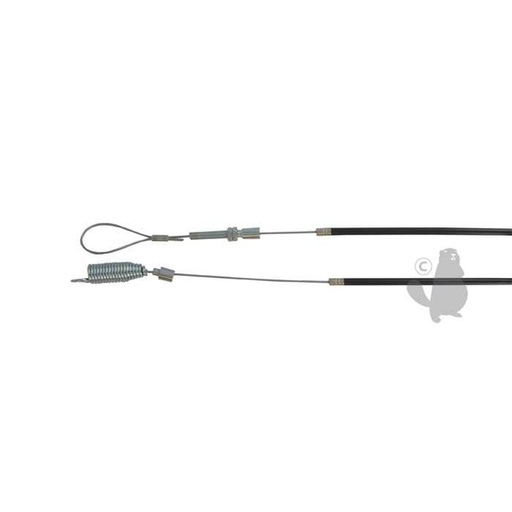 [81001088/0-] Cà¢ble dembrayage adaptable pour CASTELGARDEN avec ressort. Remplace origine: 81001088/0 - Longueur, 6306664, 630-6664