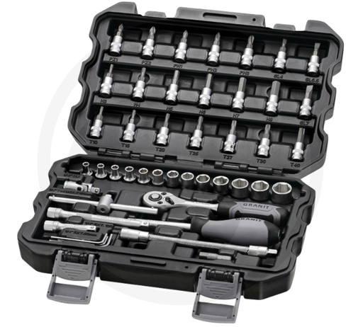 [7301004] Jeu de douilles 1/4" - 45 pièces