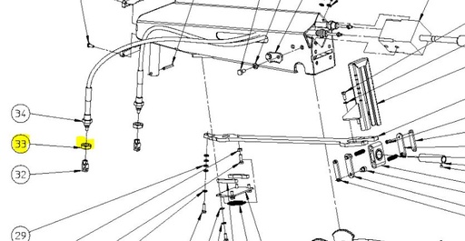 [BS 501 901 601] ecrou M16X1.50 DIN 439 cable commande hydraulique ELIET engazonneuse gzc1000 (copie) BS501901601, walvoil, BS501901601