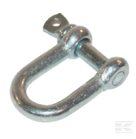 [821018] MANILLE EN D 8MM ZINGUE