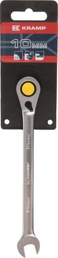 [1802030010KR] Clé mixte à cliquet 10 mm Kramp, 1802030010KR