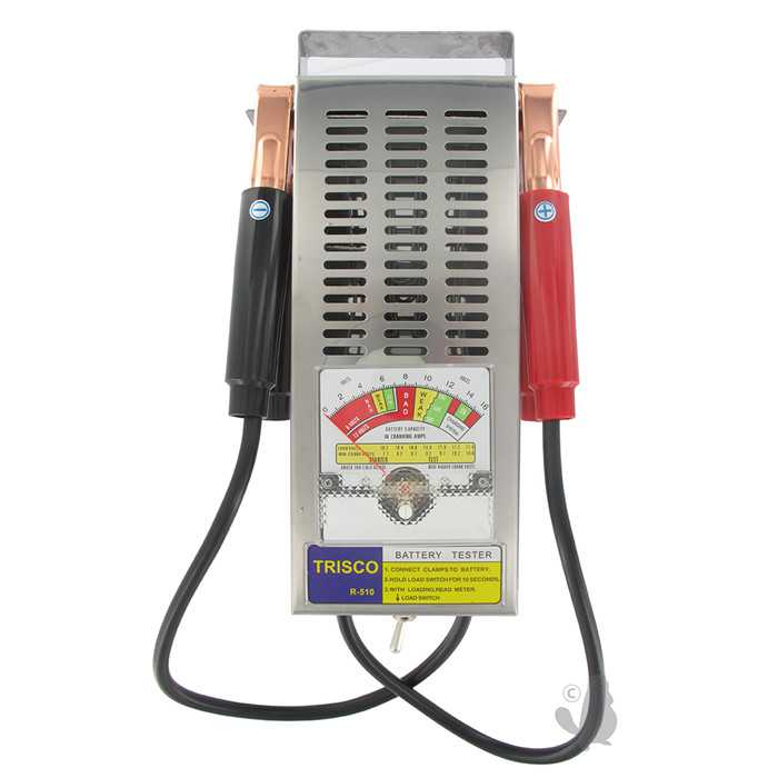 [920-6869] Analyseur pour batterie 6 et 12 volts supérieures à 10 A. Permet de détecter rapidement l’état de votre batterie ainsi que des circuits et éléments de charge.
